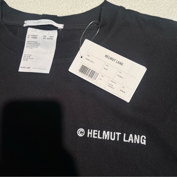 Helmut Lang Black Boxy T-Shirt NWT - Picture 3 of 3